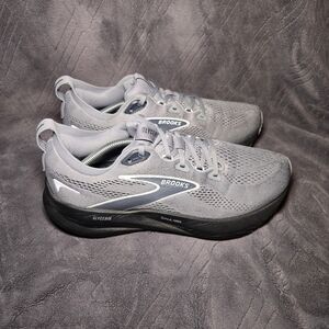 Brooks Glycerin 22 Running Shoes Mens Sz 8.5 Athletic Sneakers Trainers Gray.